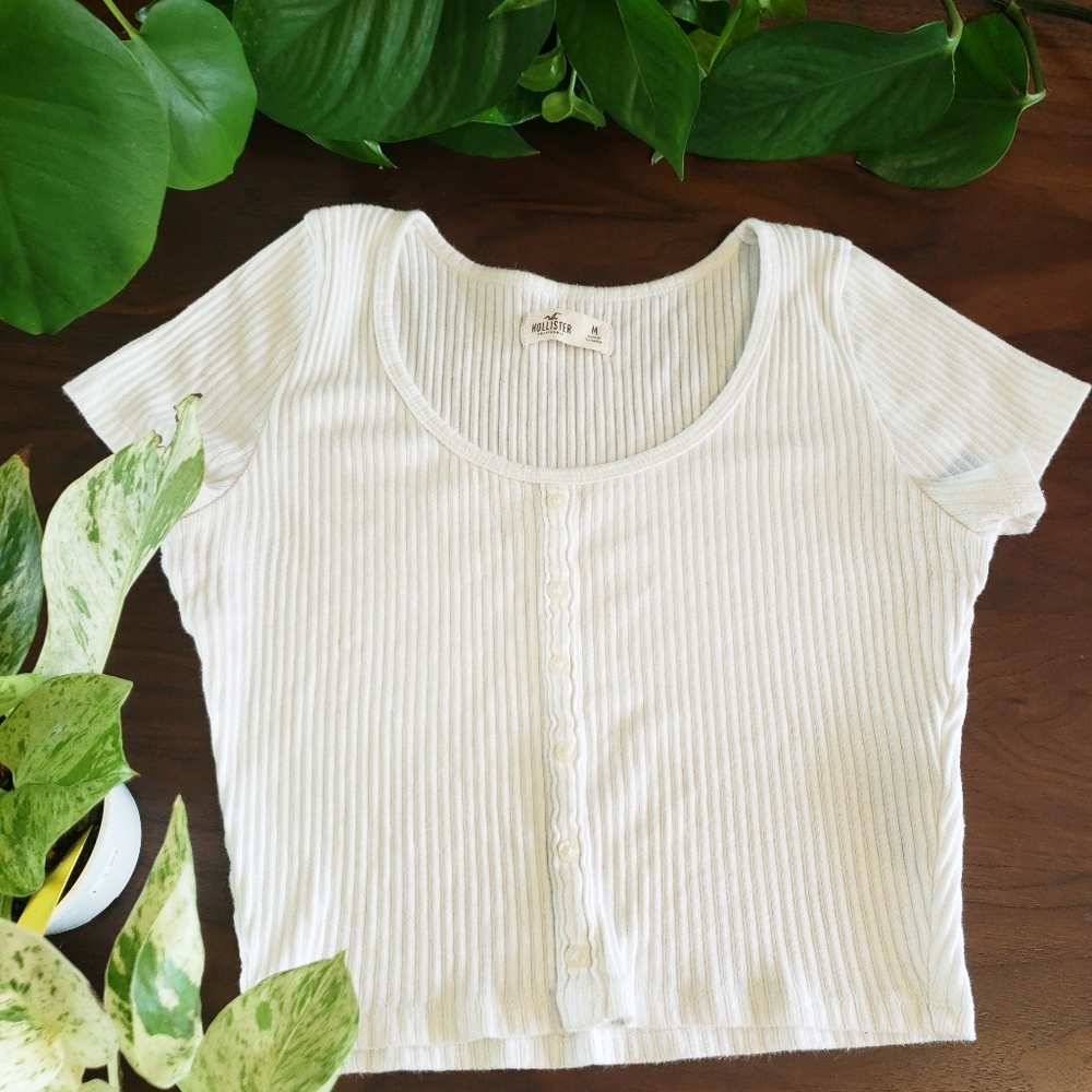 White Crop Top